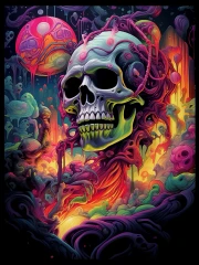 Psychedelic Skull